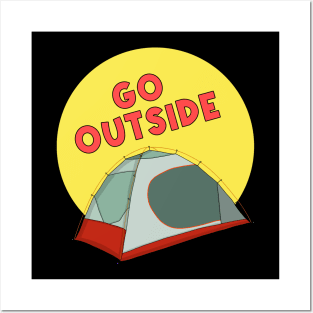 Go Outside Posters and Art